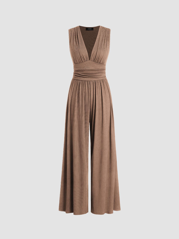 Charity Jumpsuit Camel