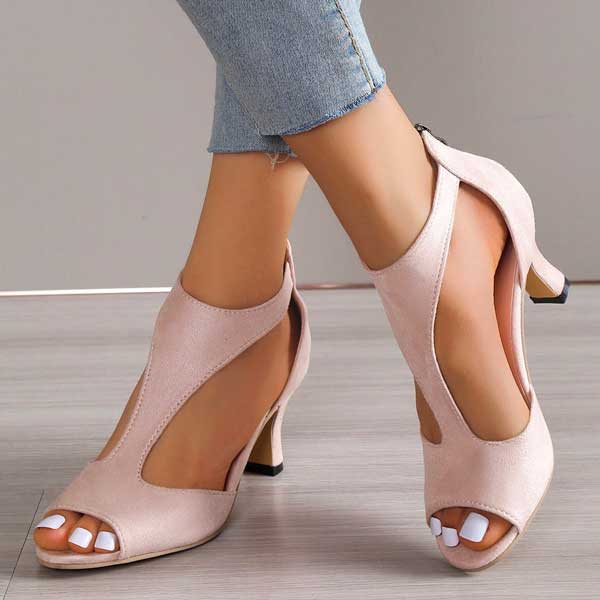 Soma Orthopedische Sandalen met Hak - Roze