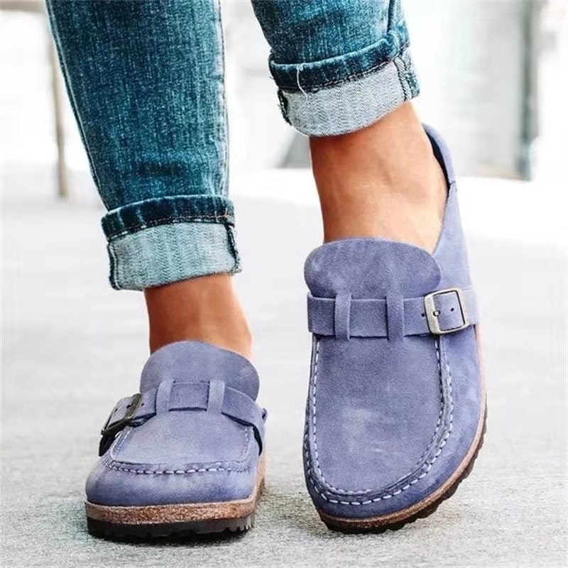 Silvia Slip-On Sandalen lila