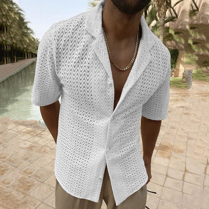 Adriano Mesh Shirt Wit