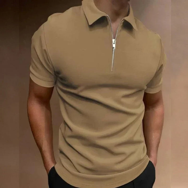Van Elsen™ Ziparo Luxe Rits Polo Heren