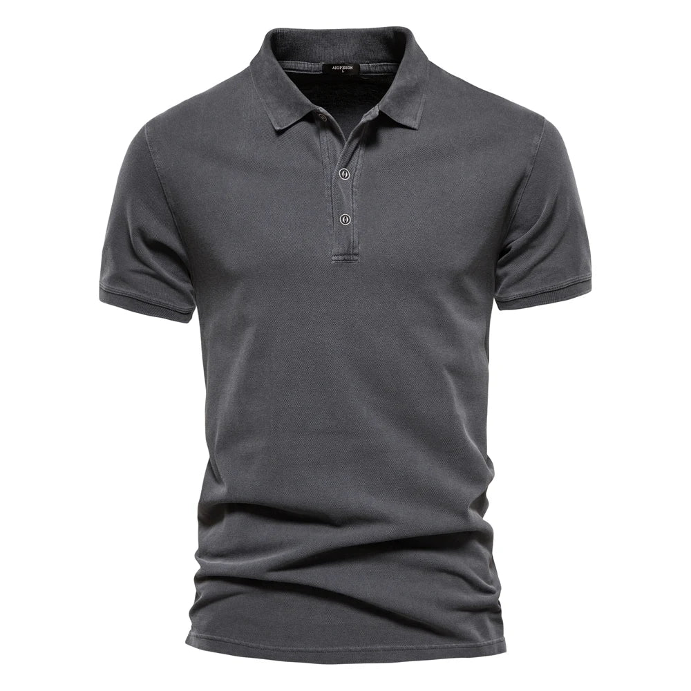 Van Elsen™ Polario Luxe Casual Heren Polo