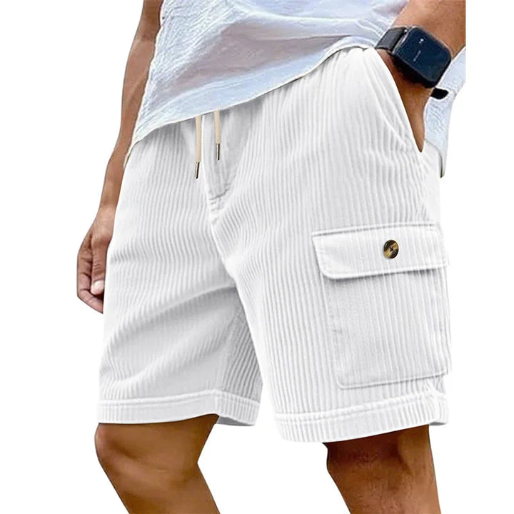 Finn Heren Cargo Short - Wit