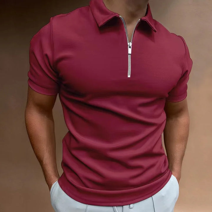 Van Elsen™ Ziparo Luxe Rits Polo Heren