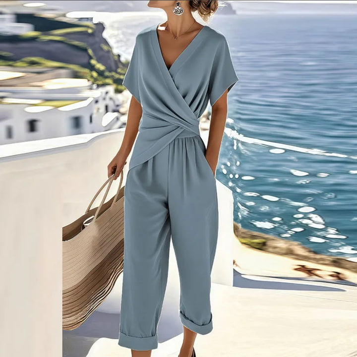 Cora Tweedelige Set - Blauw