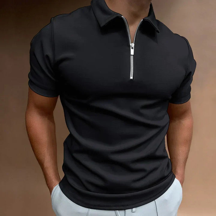 Van Elsen™ Ziparo Luxe Rits Polo Heren