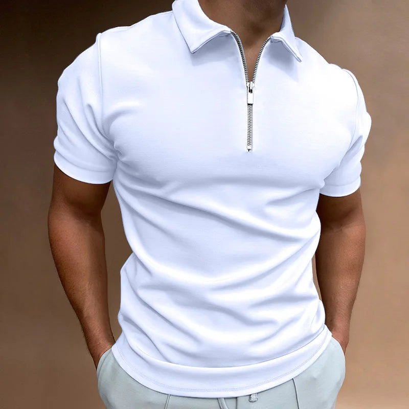 Van Elsen™ Ziparo Luxe Rits Polo Heren