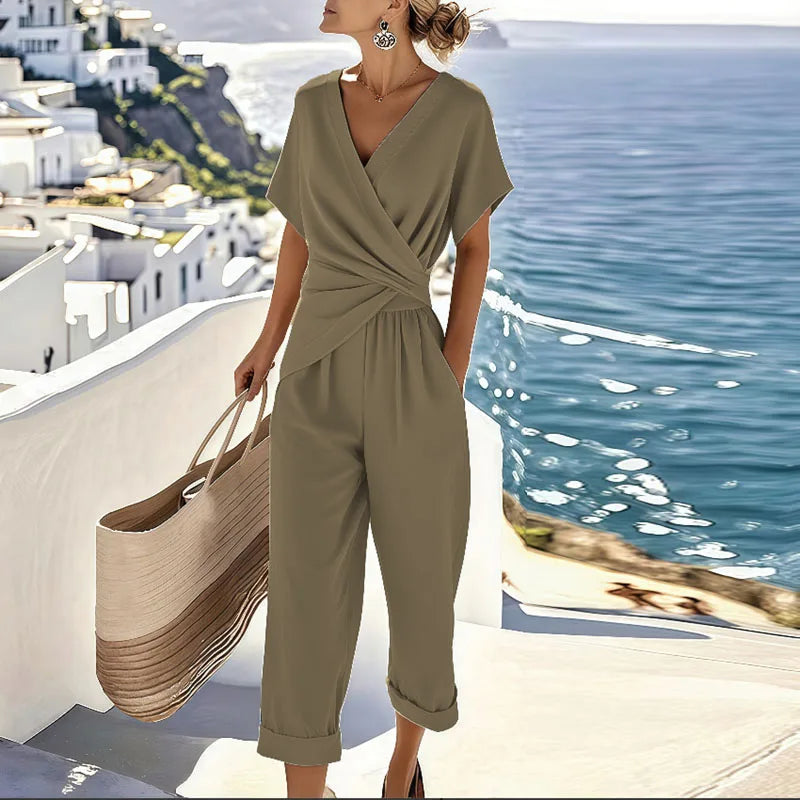 Cora Tweedelige Set - Khaki