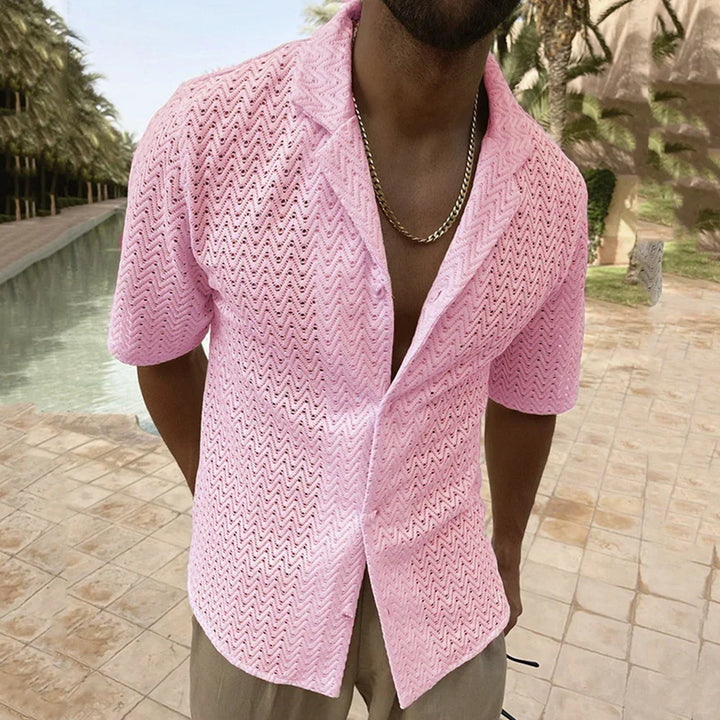 Adriano Mesh Shirt Roze