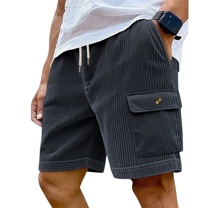 Finn Heren Cargo Short - Blauw
