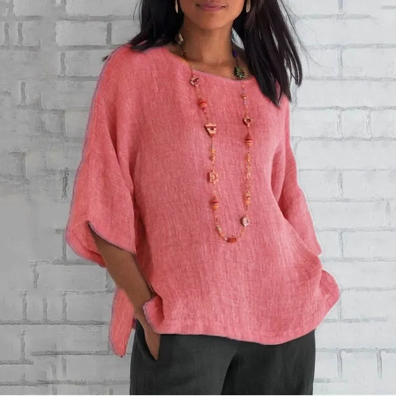 Sara Luchtige Blouse - Roze