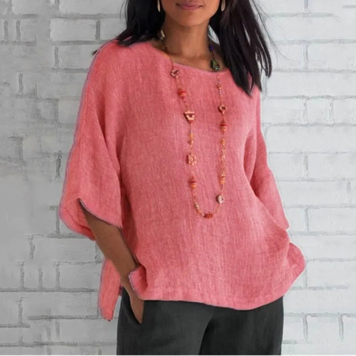 Sara Luchtige Blouse - Roze