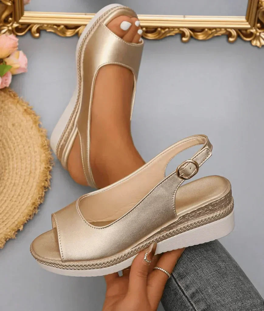 Ortopedische Sandalen - Goud