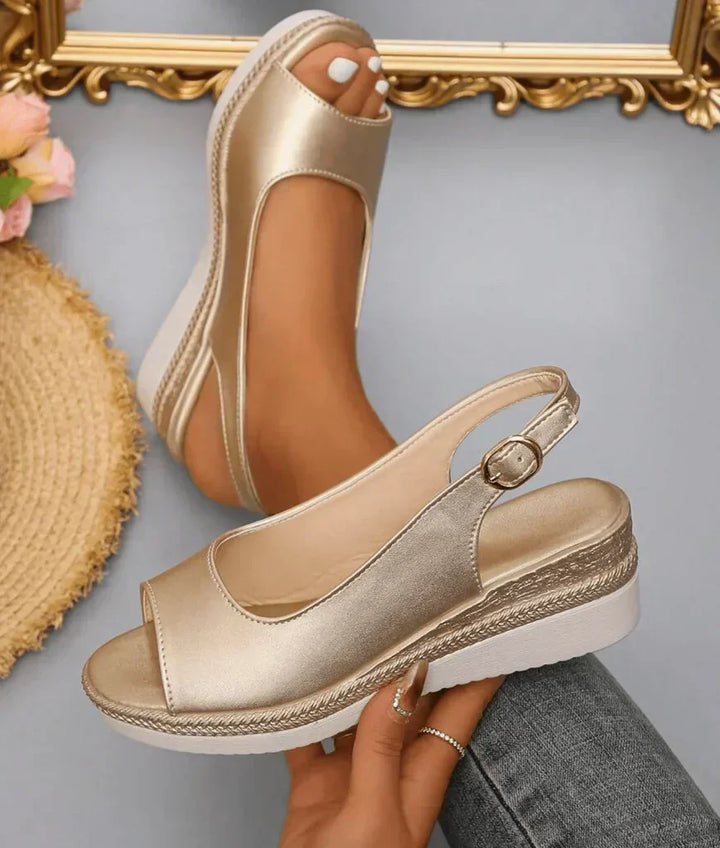 Ortopedische Sandalen - Goud