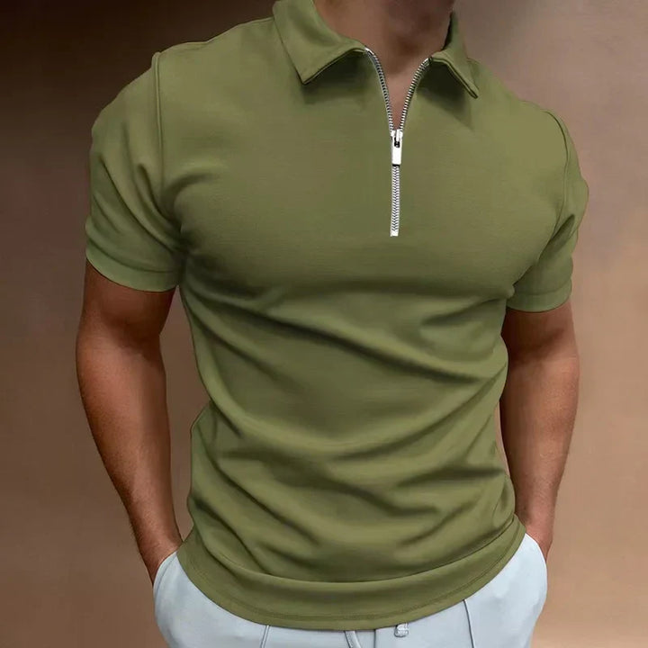 Van Elsen™ Ziparo Luxe Rits Polo Heren