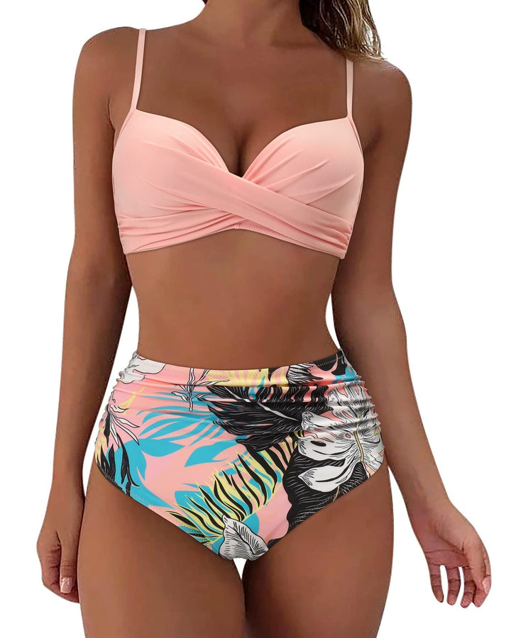 Wilma | Flatterende High-Cut Bikini met Wikkel-Top