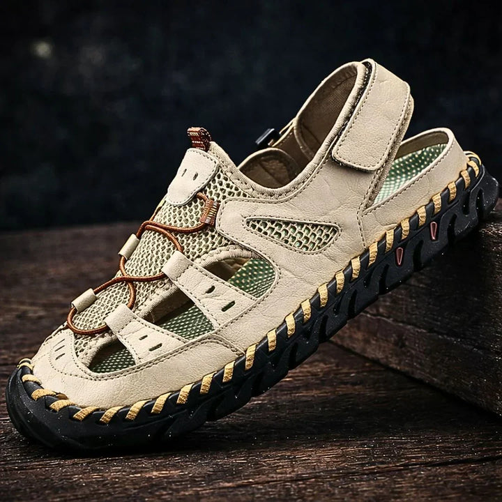 Hartmann | Leren Heren Sandalen