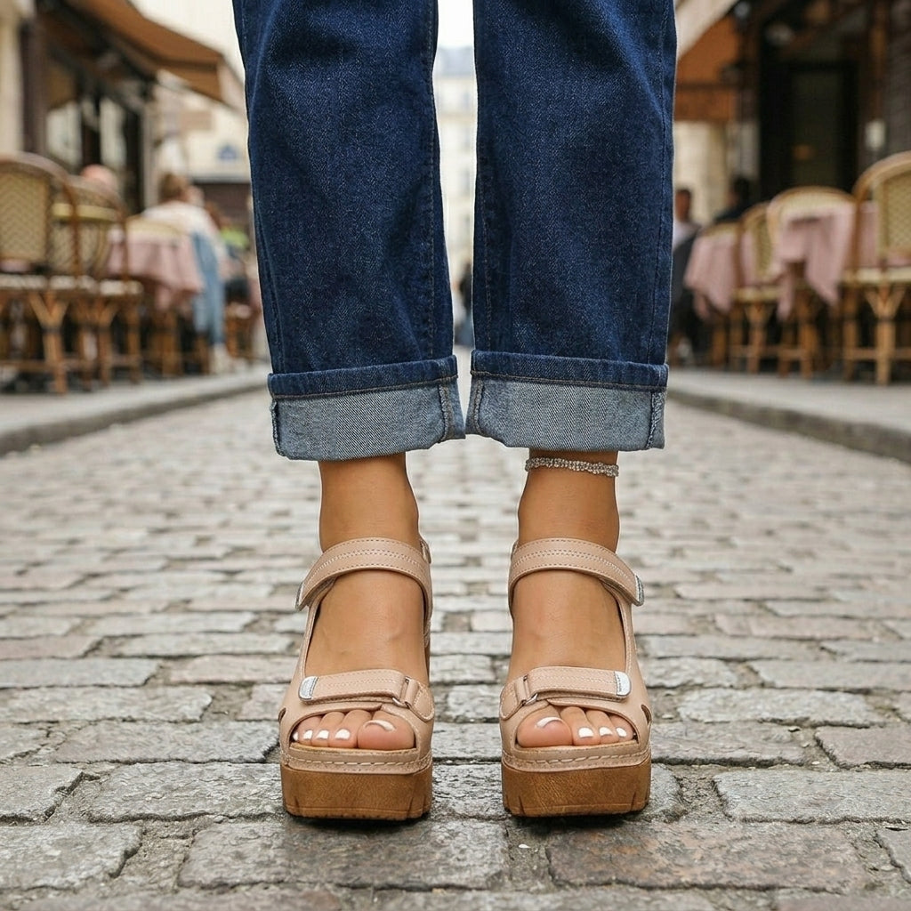 Paula Dames Sandalen Khaki