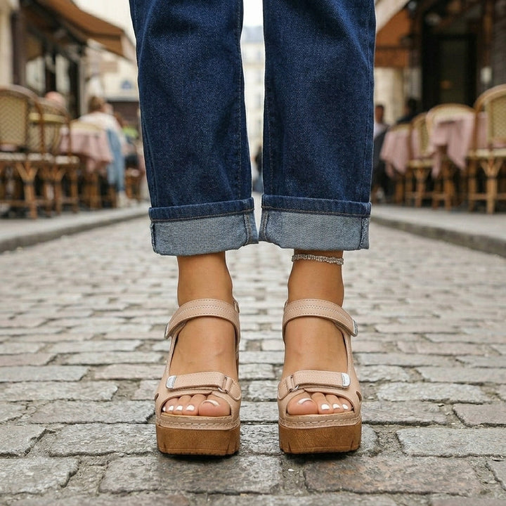 Paula Dames Sandalen Khaki
