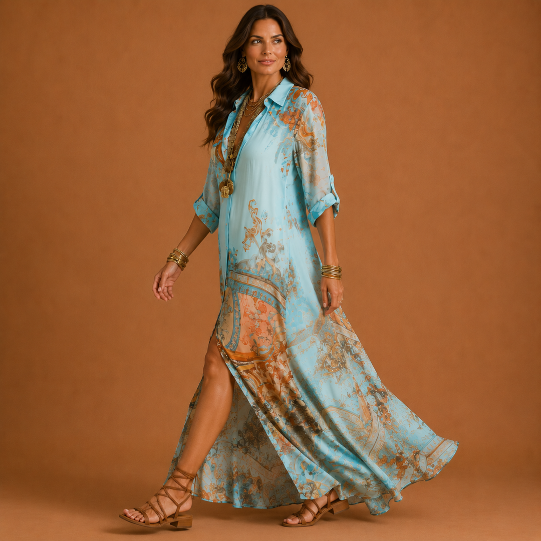 Alessia blouse jurk detail
