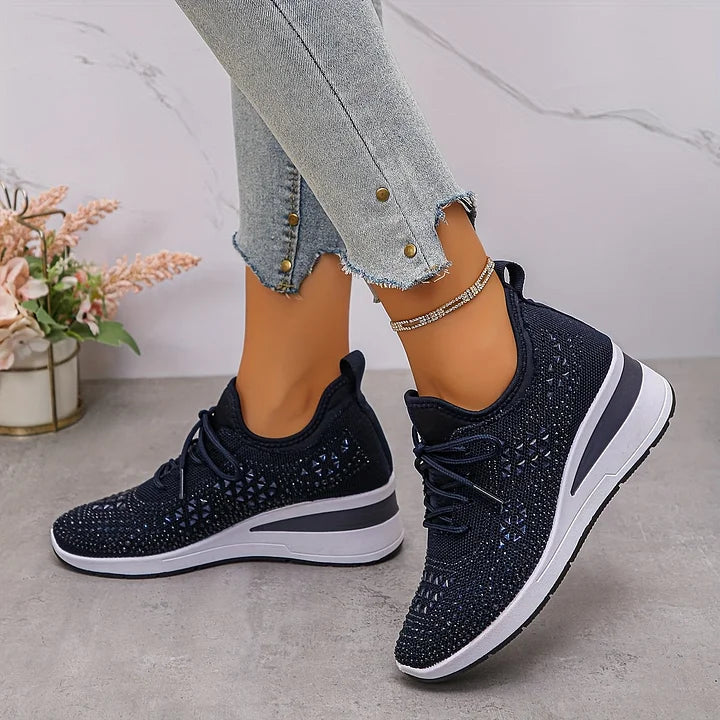Bona Orthopedische Dames Sneakers - Donkerblauw