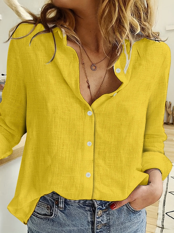 Ariénne Zomerblouse - Geel