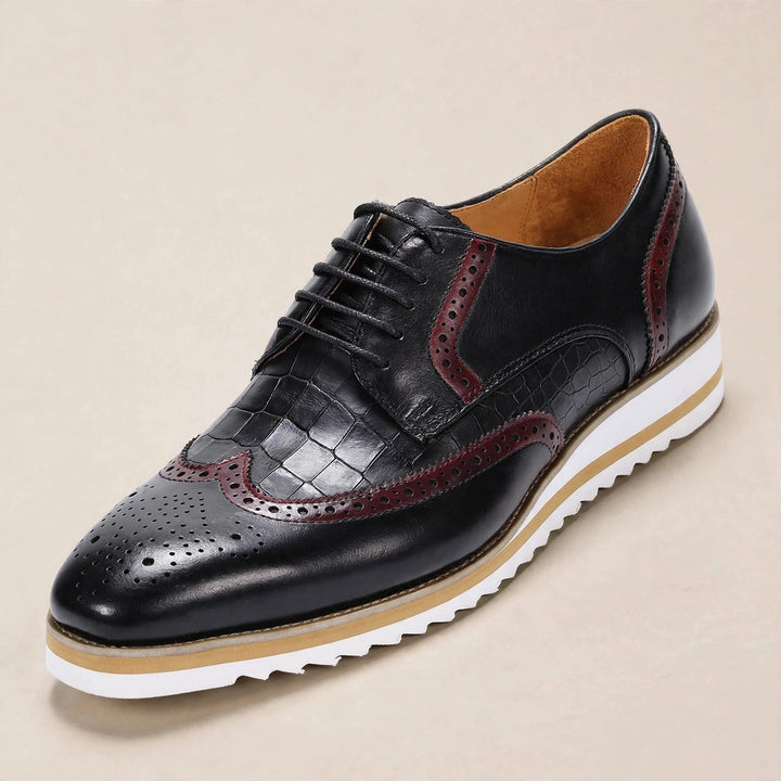 Viktor oxford veterschoenen zwart voor