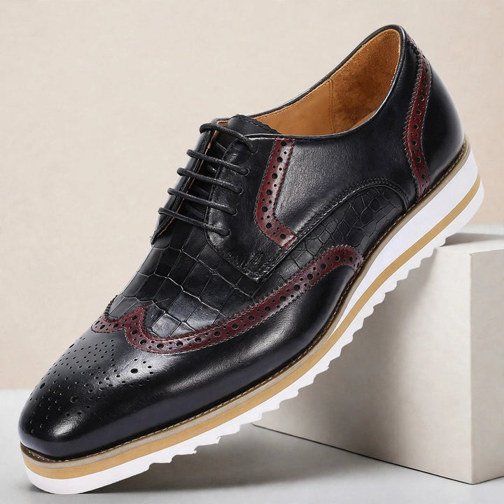 Viktor oxford veterschoenen zwart