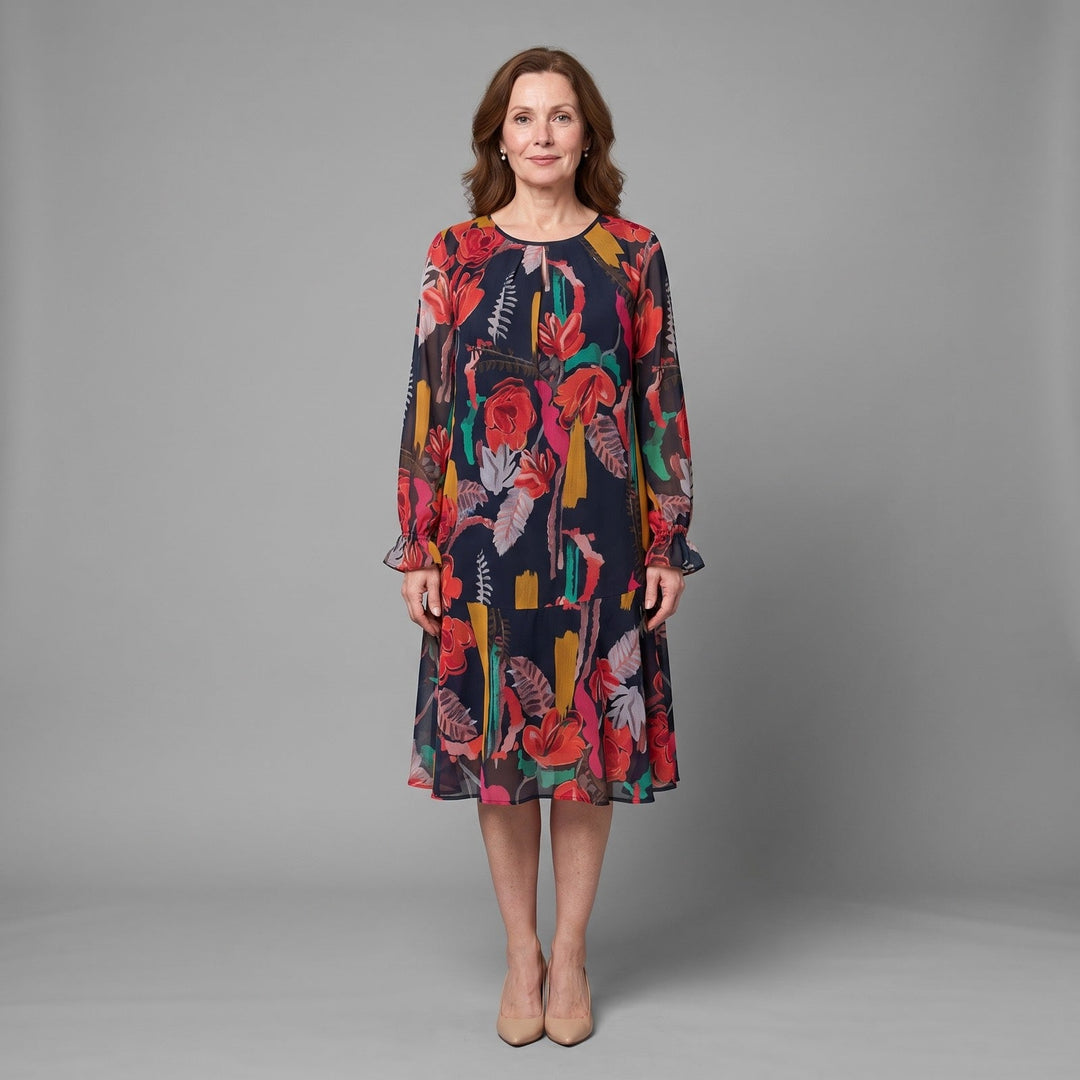 Margaux Bloemen Midi Jurk