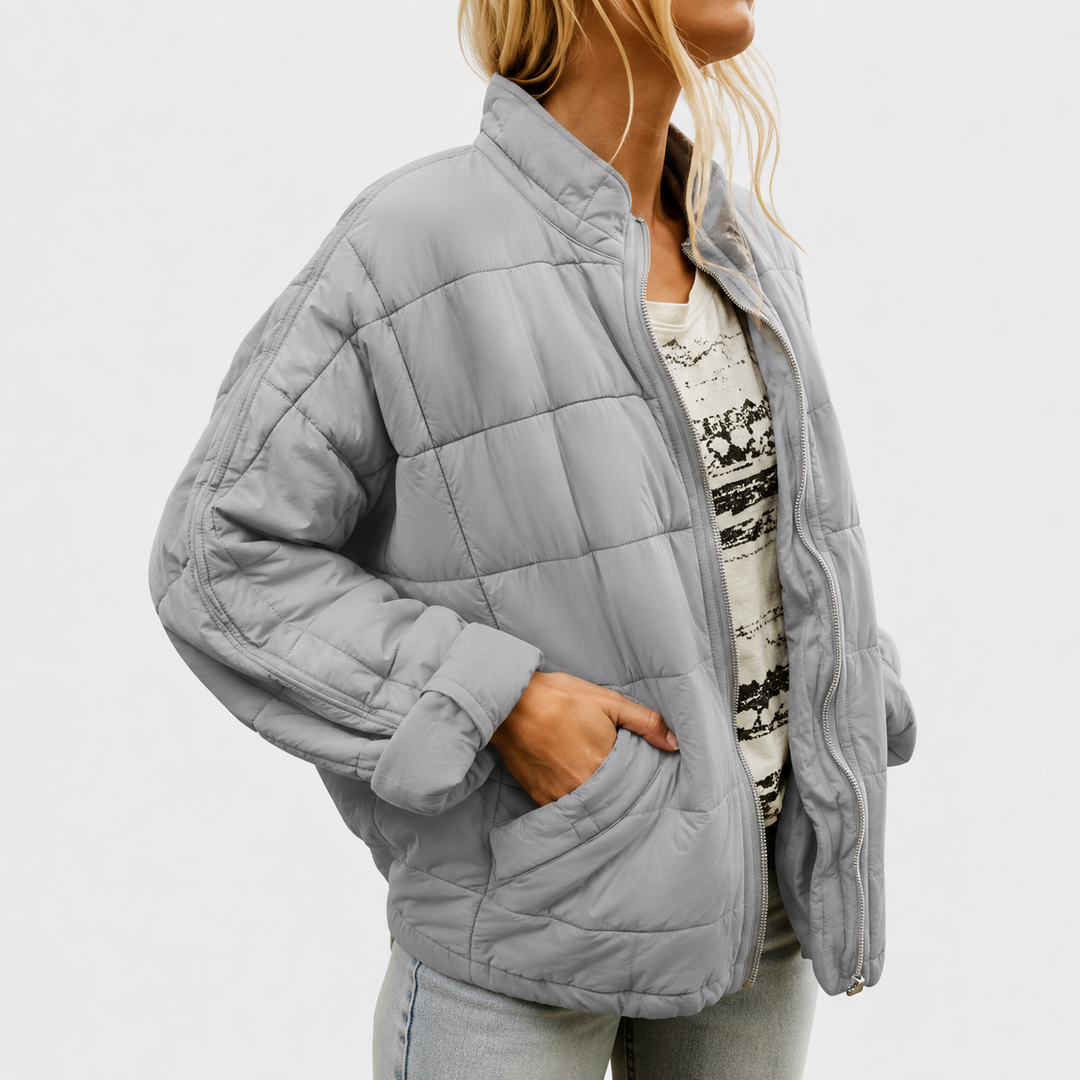 Josephine | Casual Katoenen Jasje met Rits