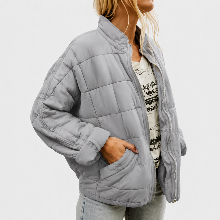 Josephine | Casual Katoenen Jasje met Rits