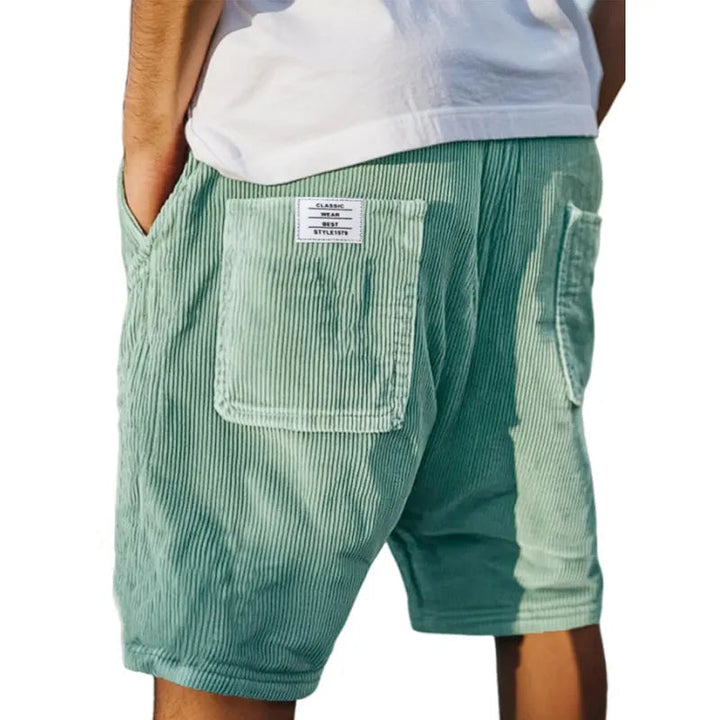Victor Fluwelen Shorts - Groen