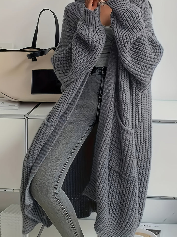 Lenie longline vest bruin