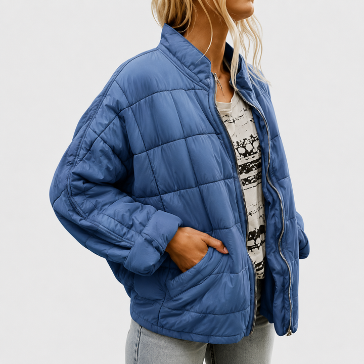 Josephine | Casual Katoenen Jasje met Rits