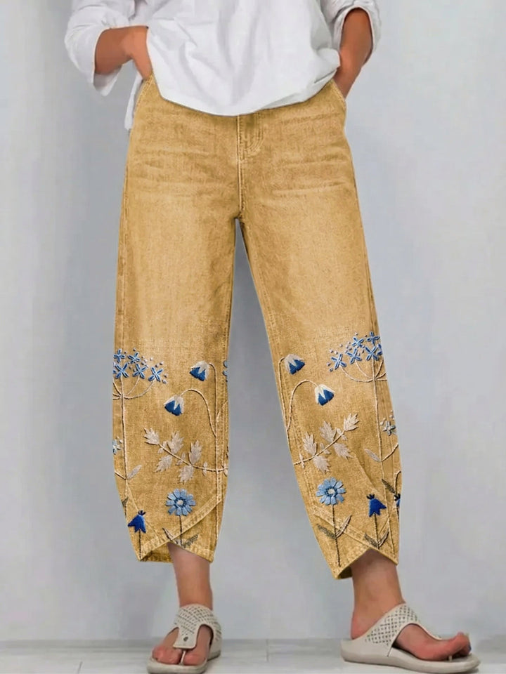 Lies | Casual Broek - Geel