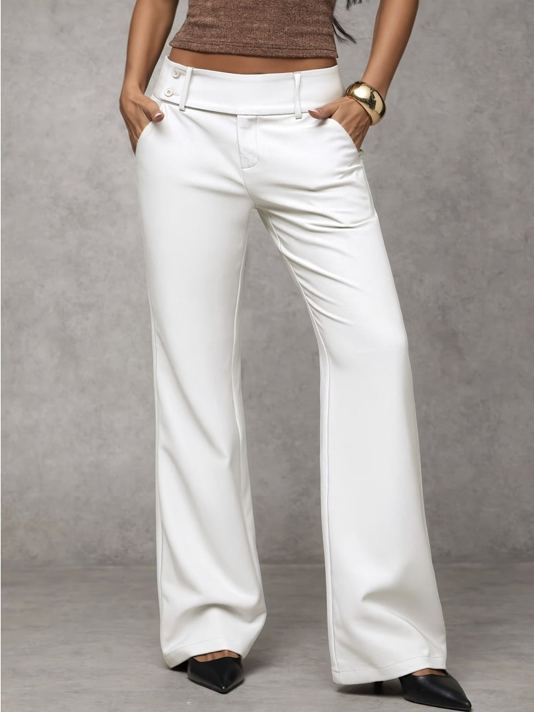 Fien | Losse Broek - Wit