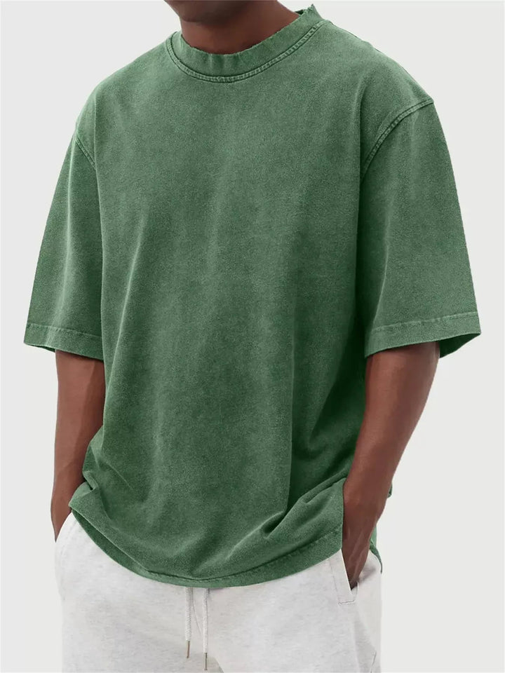 Johannes Heren T-shirt Olijfgroen