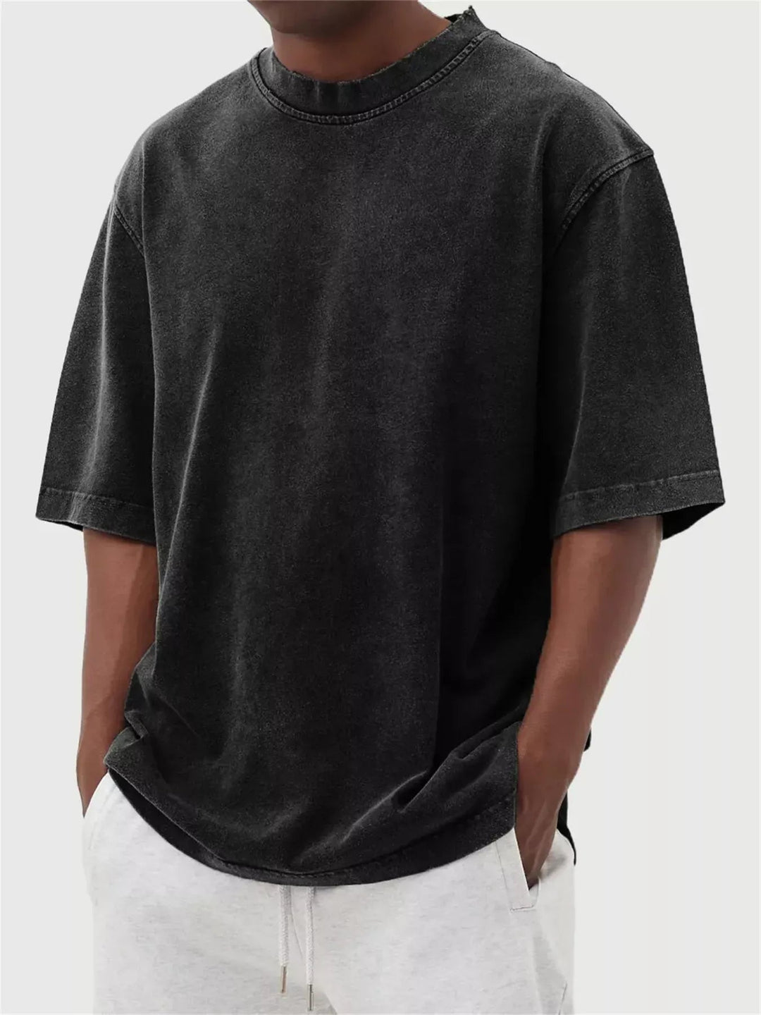 Johannes Heren T-shirt Zwart