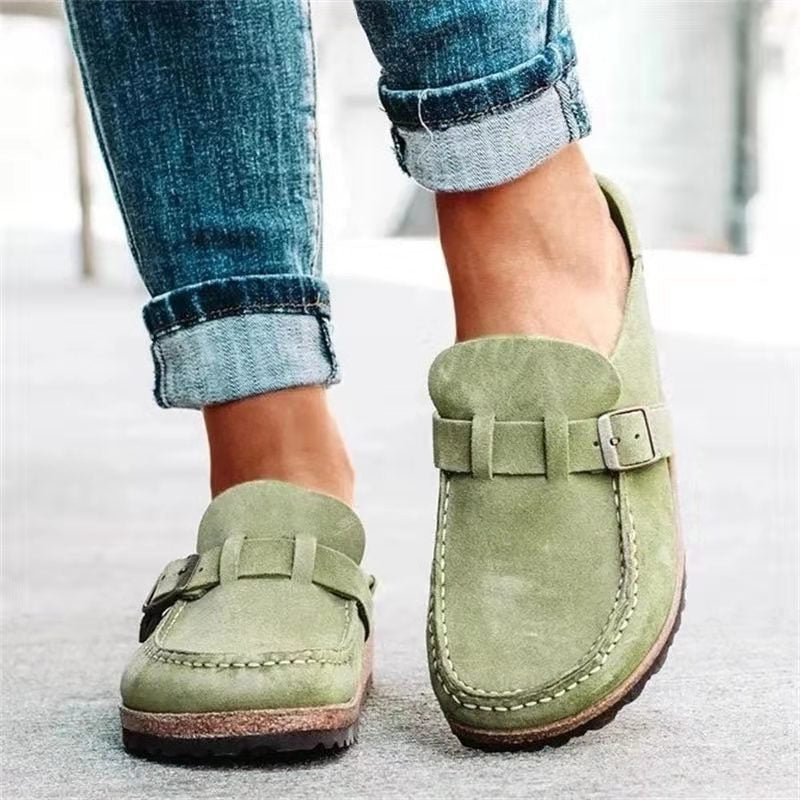Silvia Slip-On Sandalen groen