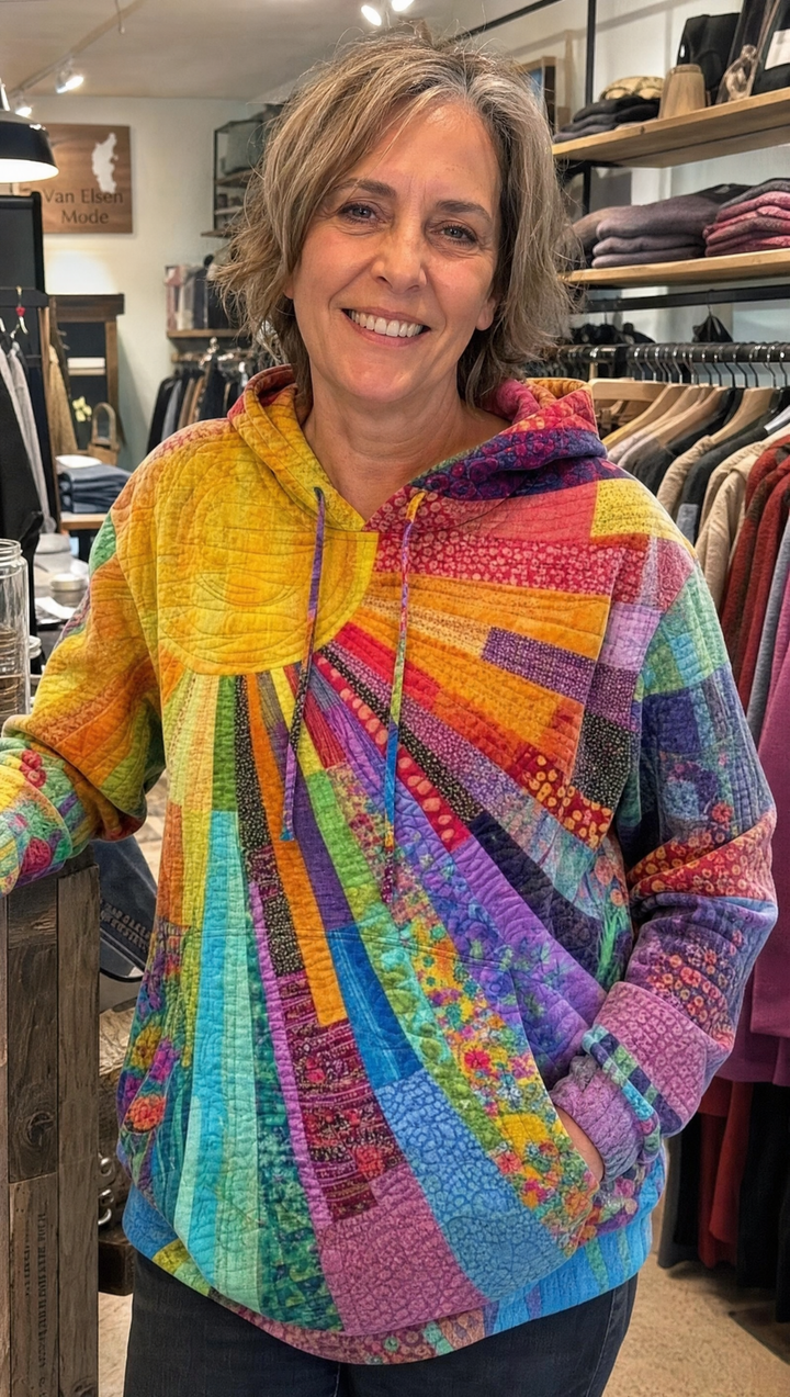 Daniëlle | Boheems Patchwork Hoodie