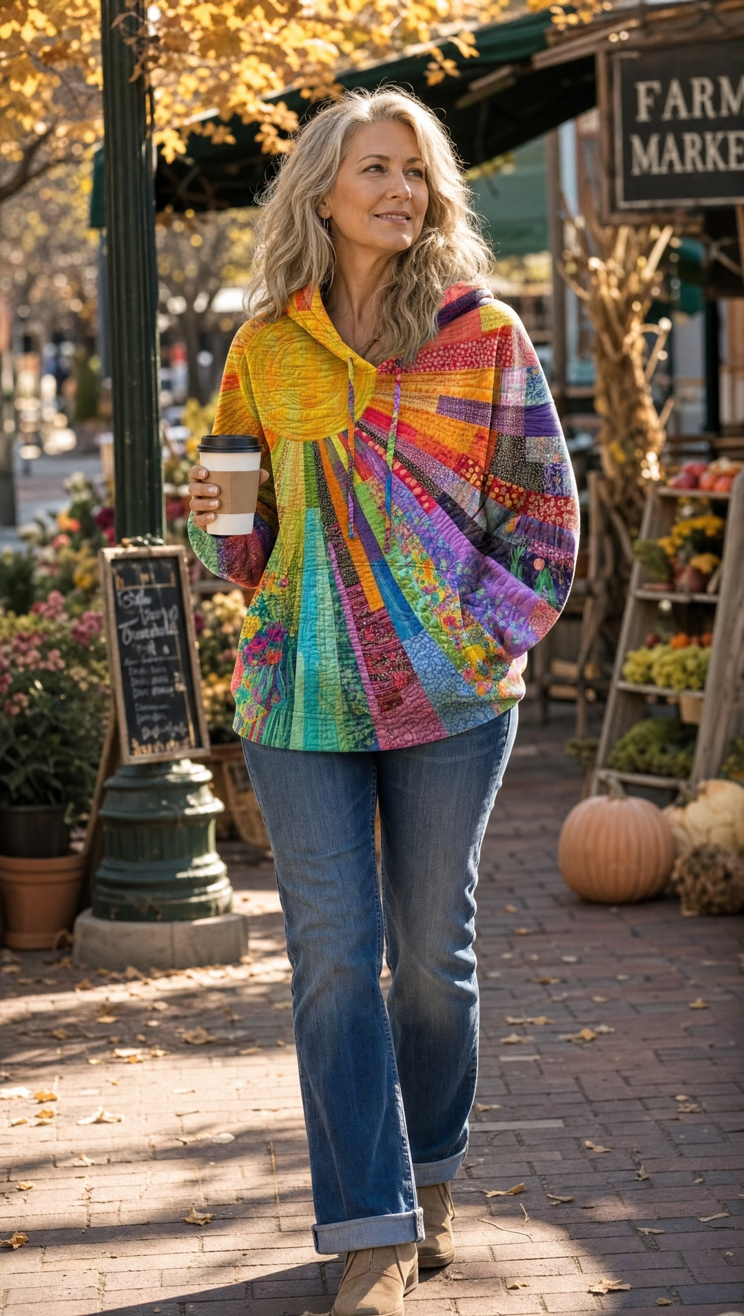 Daniëlle | Boheems Patchwork Hoodie