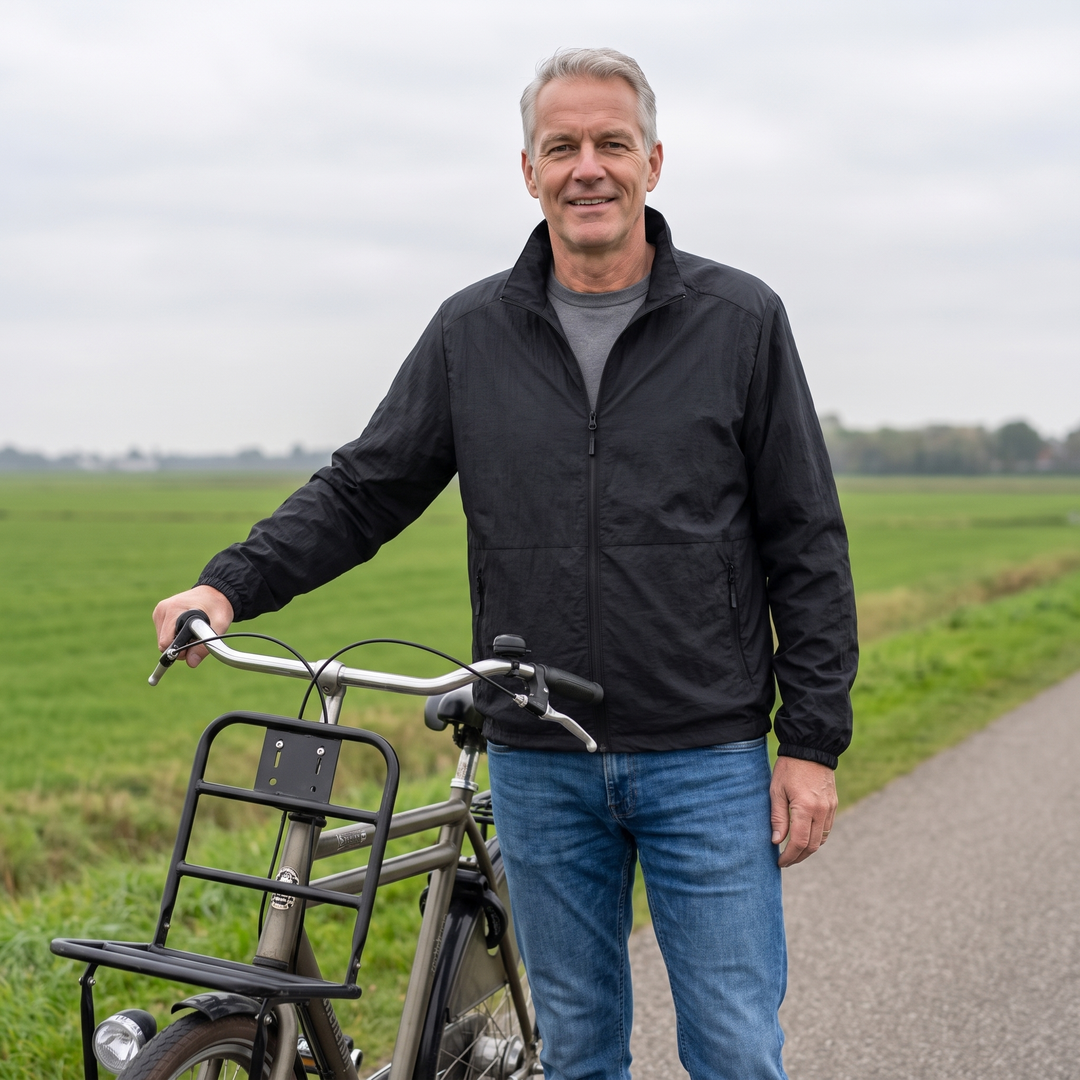 Wim Lichtgewicht Jas Zwart sfeerbeeld