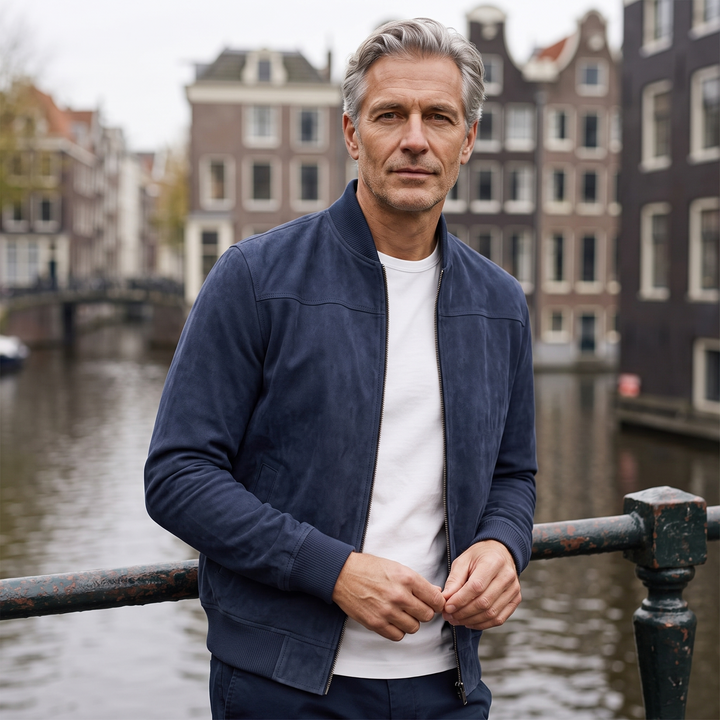 Bert Bomberjack Marineblauw sfeerbeeld