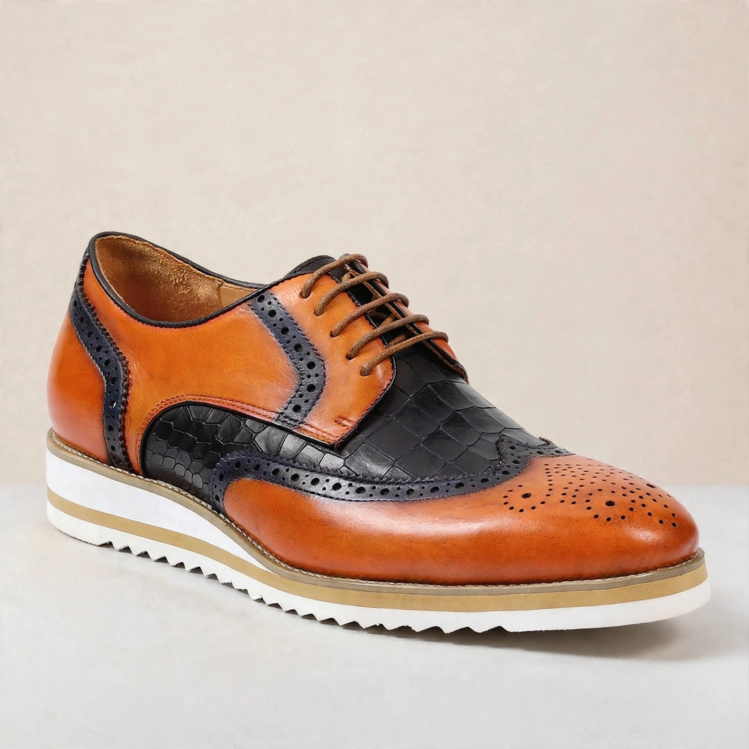 Viktor oxford veterschoenen bruin boven