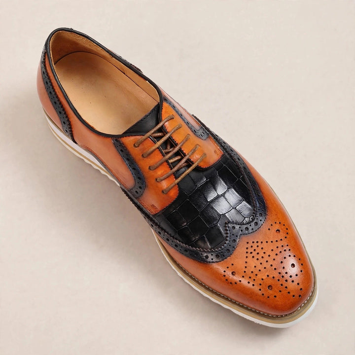 Viktor oxford veterschoenen bruin zij