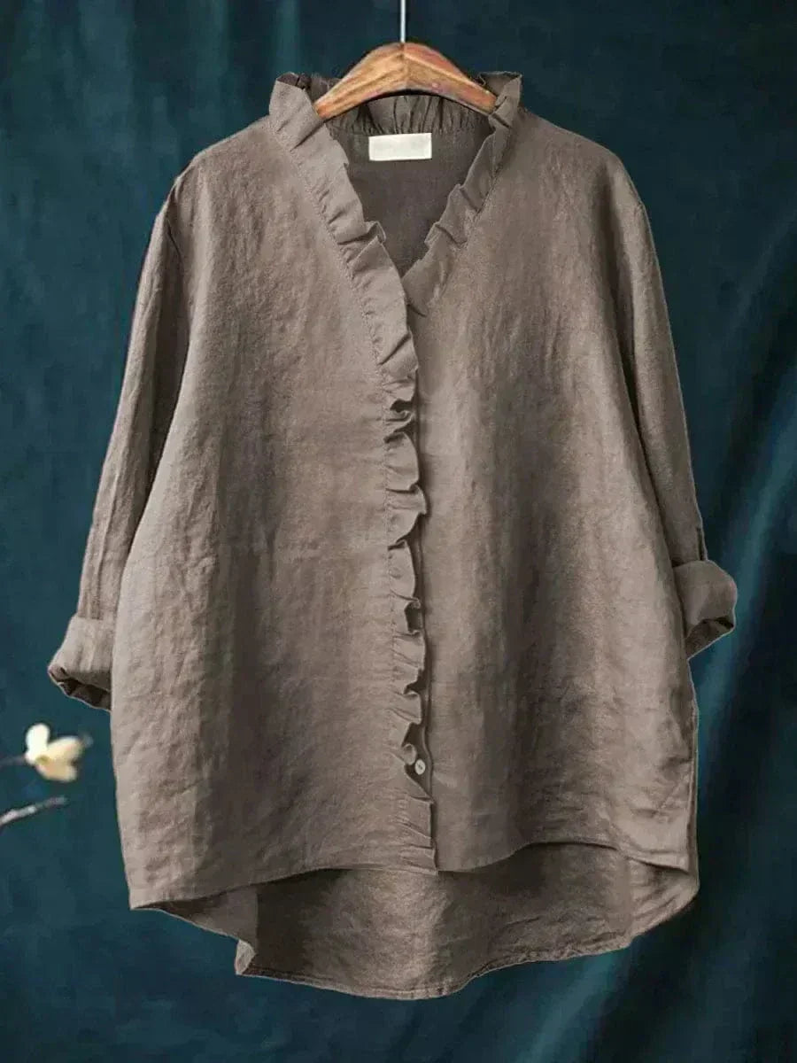 Eline Blouse Donkergrijs