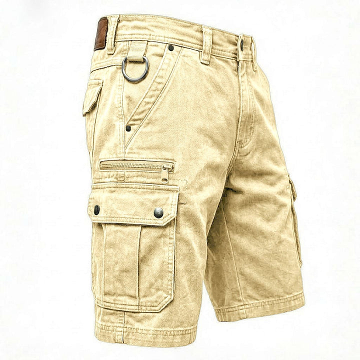 Pieter Denim Cargo Shorts Beige