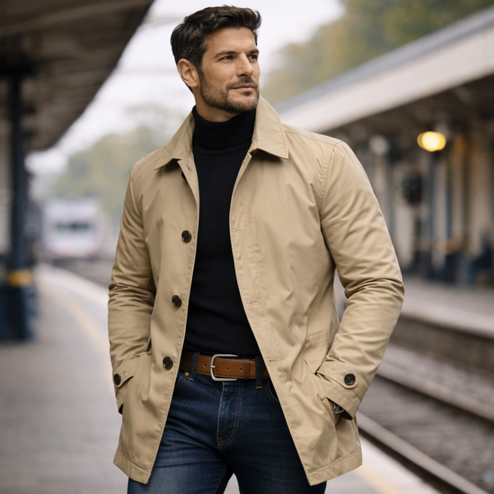 Van Elsen™ Wilvaro Luxe Heren Mantel