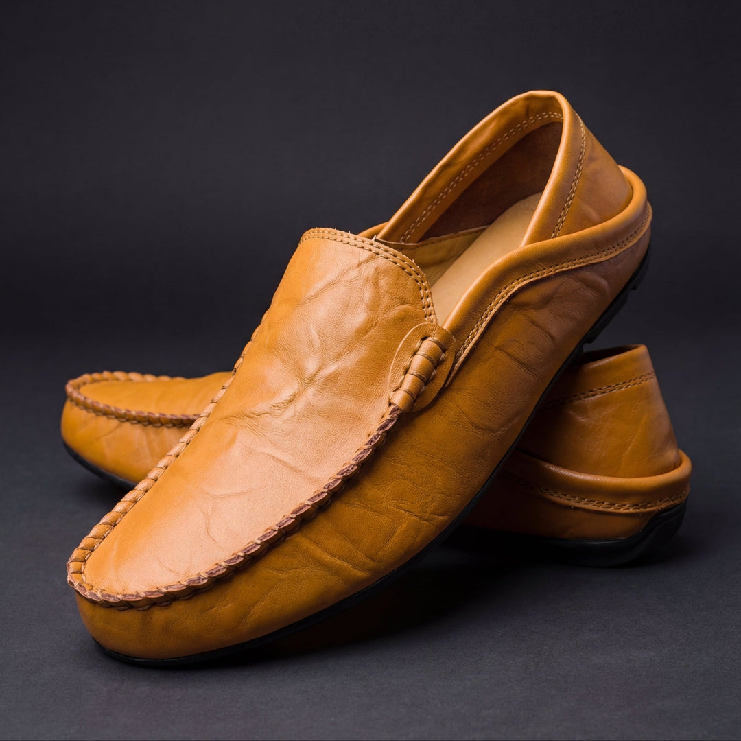 James | Heren Leren Mocassins