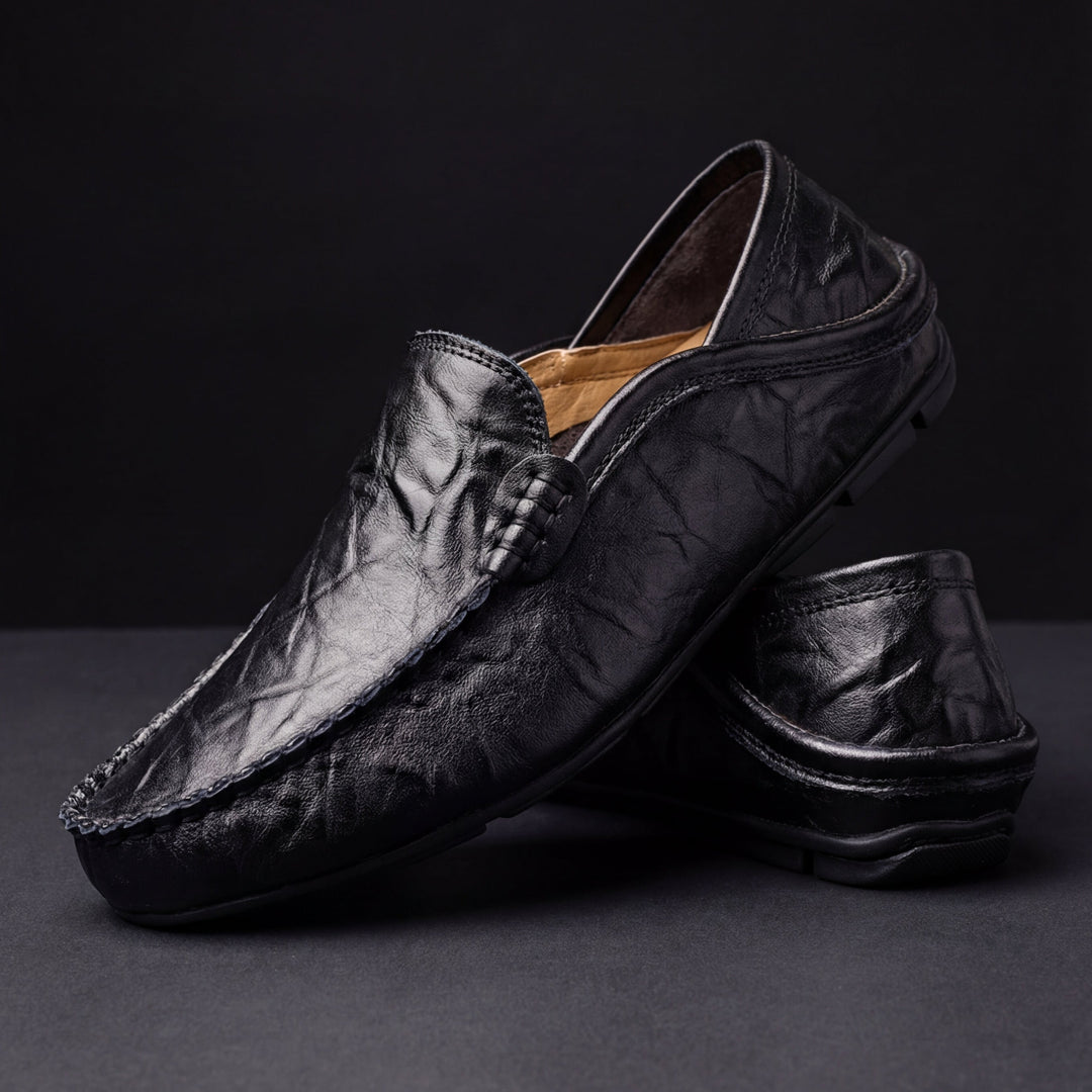 James | Heren Leren Mocassins